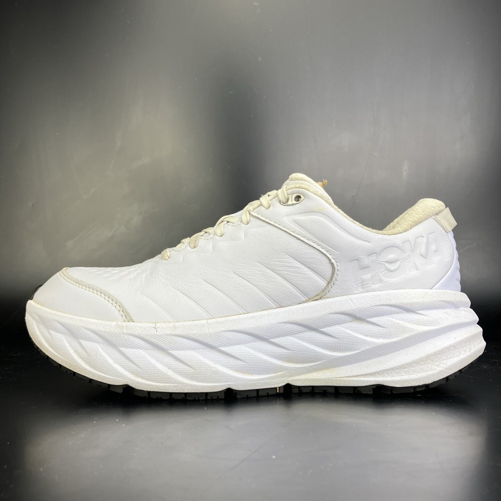 Hoka One One Bondi SR - Women's Size 9 'Triple White' (1110521 WHT)